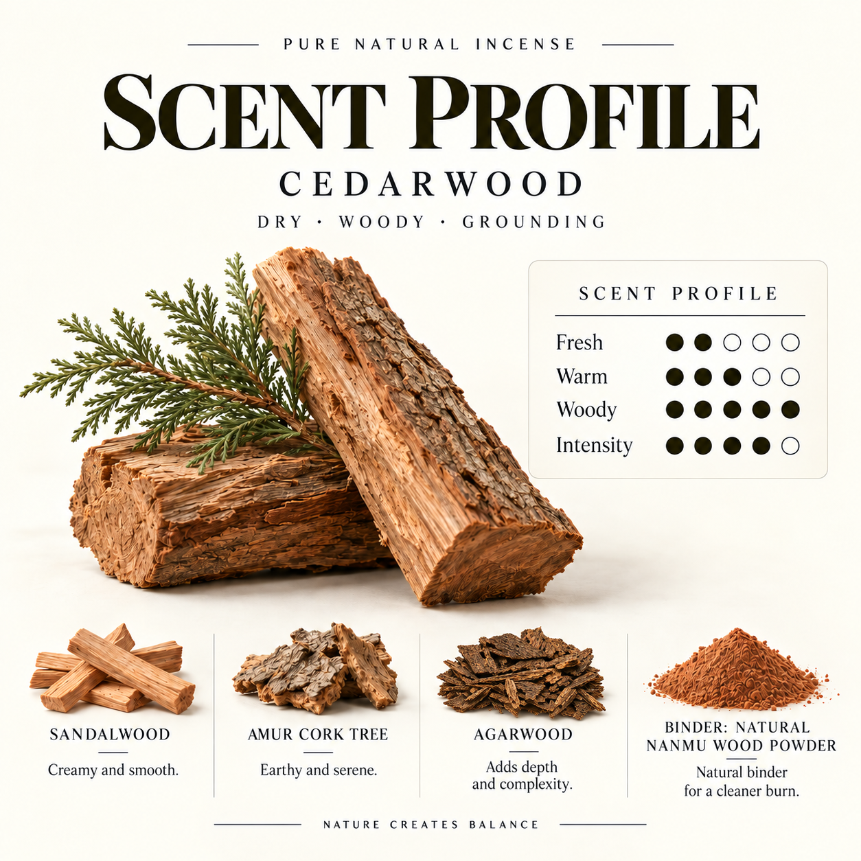 Cedarwood incense stcisk - Image 4